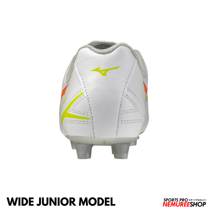MIZUNO Football Shoes MONARCIDA NEO 3 SELECT JR WIDE (WHITE/EVENING PRIMROSE/LAVA ORANGE)