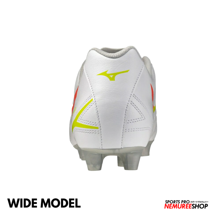 MIZUNO Football Shoes MONARCIDA NEO 3 SELECT WIDE (WHITE/EVENING PRIMROSE/LAVA ORANGE)