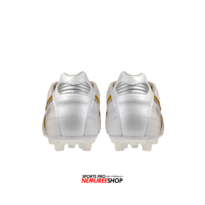 MIZUNO Football Shoes MORELIA 2 ELITE AG (WHITE / GOLD) - Nemuree Shop - Online Sports Store