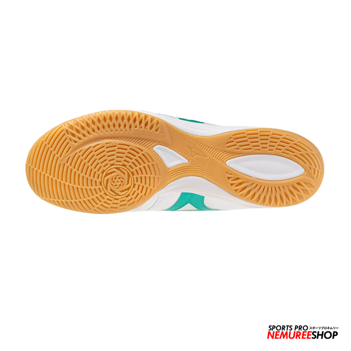 MIZUNO Futsal Shoes MORELIA SALA ELITE IN (WHITE / ARCADIA / LAVA ORANGE)