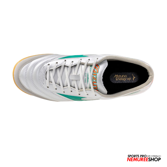 MIZUNO Futsal Shoes MORELIA SALA PRO IN (WHITE/ARCADIA/LAVA ORANGE)