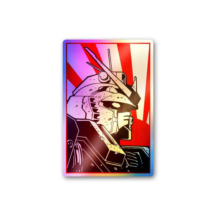 Mobile Suit Rx 78 Holographic Sticker - Holographic stickers | STICK IT UP