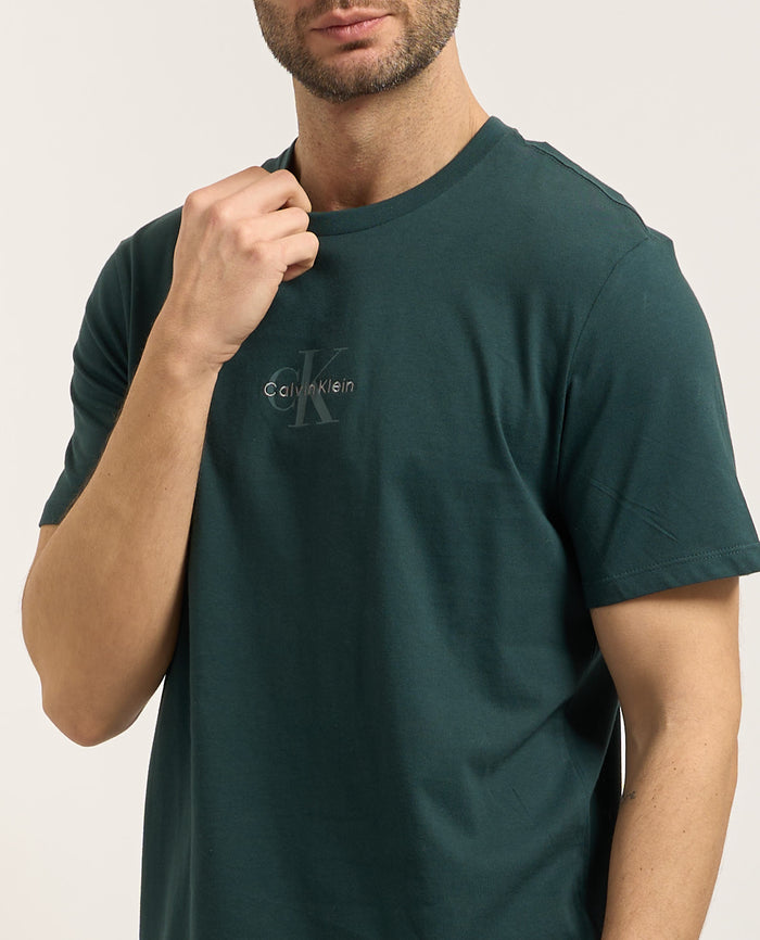 Monogram Logo Tee in Nearly Navy