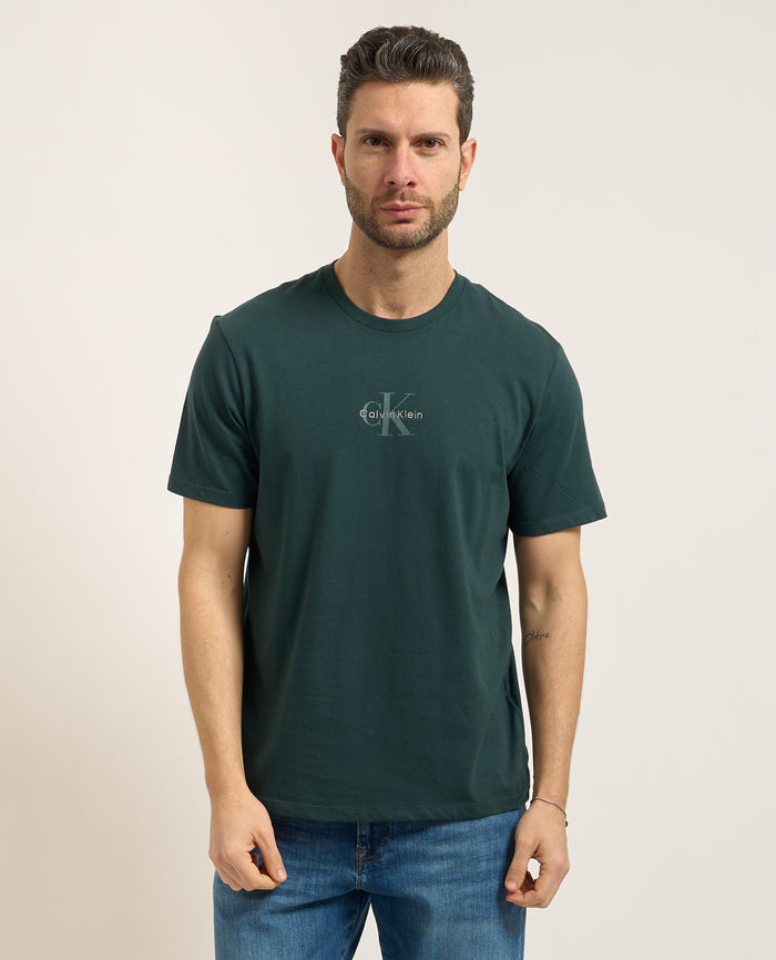 Monogram Logo Tee in Nearly Navy