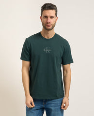 Monogram Logo Tee in Nearly Navy