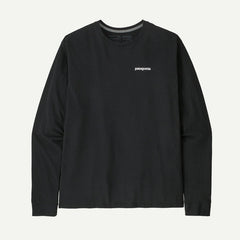 PATAGONIA L/S HOME WATER TROUT RESPONSIBILI-TEE BLACK MENS SHIRT