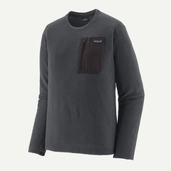 PATAGONIA R1 AIR CREW SMOLDER BLUE MENS FLEECE