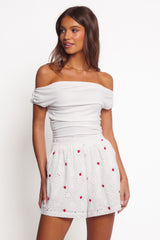 Aisha Shorts - White