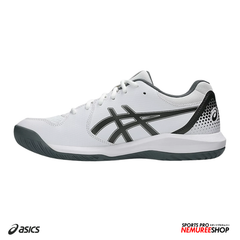 ASICS PickleBall Shoes GEL - DEDICATE 8 PICKLEBALL (WHITE/GUNMETAL) - Nemuree Shop - Online Sports Store