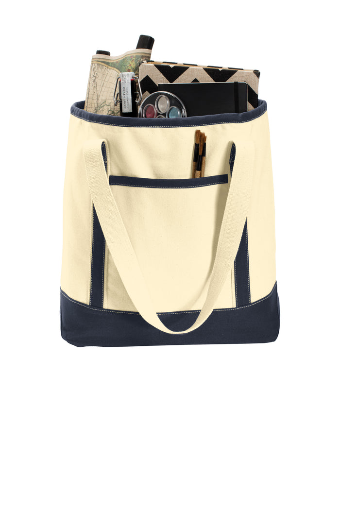 Port Authority Large Cotton Canvas Boat Tote