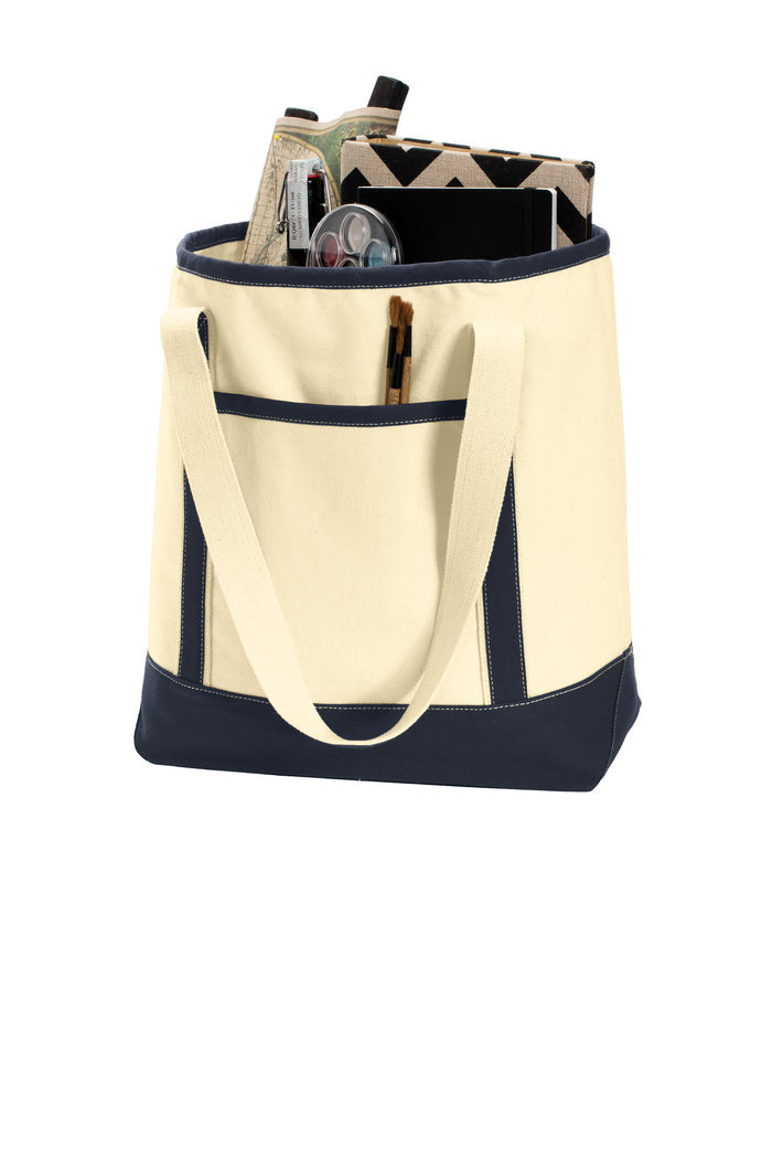 Port Authority Large Cotton Canvas Boat Tote