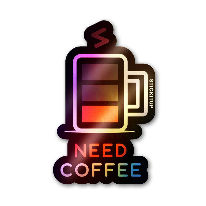 Power Holographic Holographic Stickers - Holographic stickers | STICK IT UP