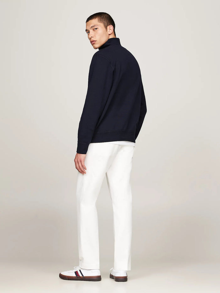 Quarter-Zip Fleece Sweatshirt in Navy