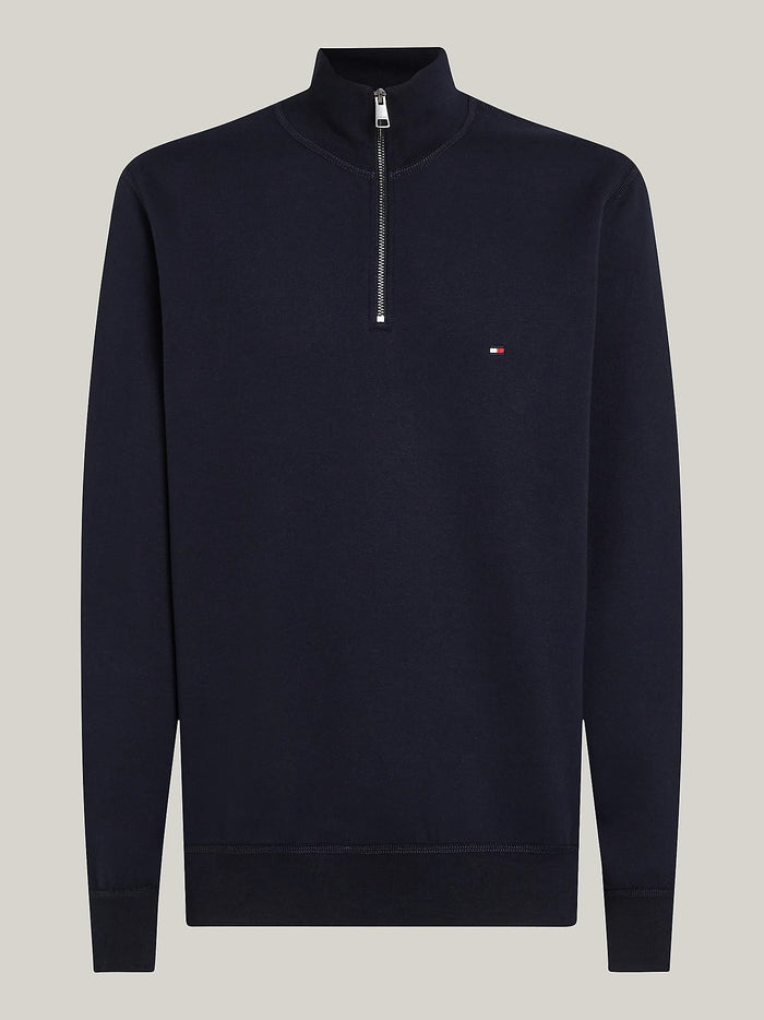 Quarter-Zip Fleece Sweatshirt in Navy
