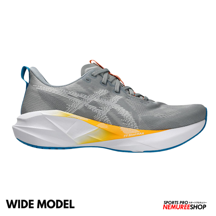 ASICS Running Shoes NOVABLAST 5 WIDE (GRAVEL/WHITE) - Nemuree Shop - Online Sports Store