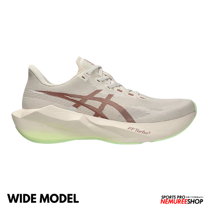 ASICS Running Shoes NOVABLAST 6 WIDE (ROSE DUST/ILLUMINATE YELLOW)