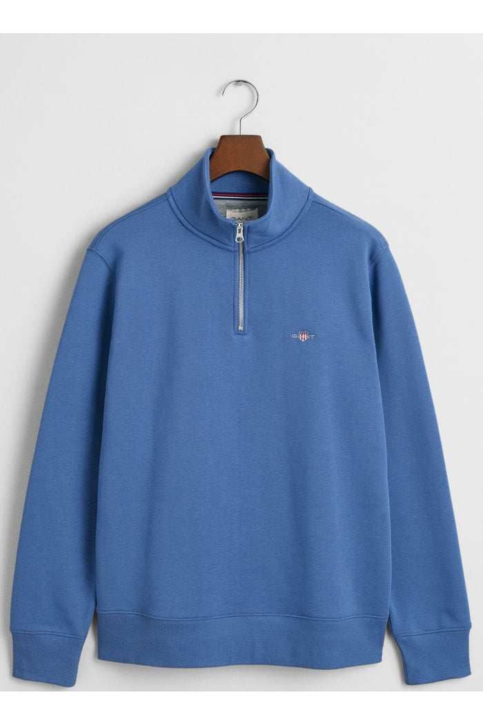 Shield Half-Zip Sweatshirt in Blue
