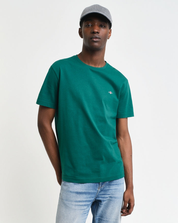 Shield Tee in Deep Forest