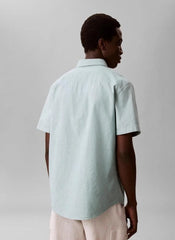 Short Sleeve Oxford Shirt in Wild Green