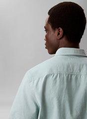 Short Sleeve Oxford Shirt in Wild Green