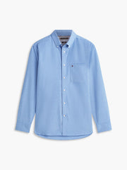 Slim Fit Lightweight Oxford Shirt in Blue