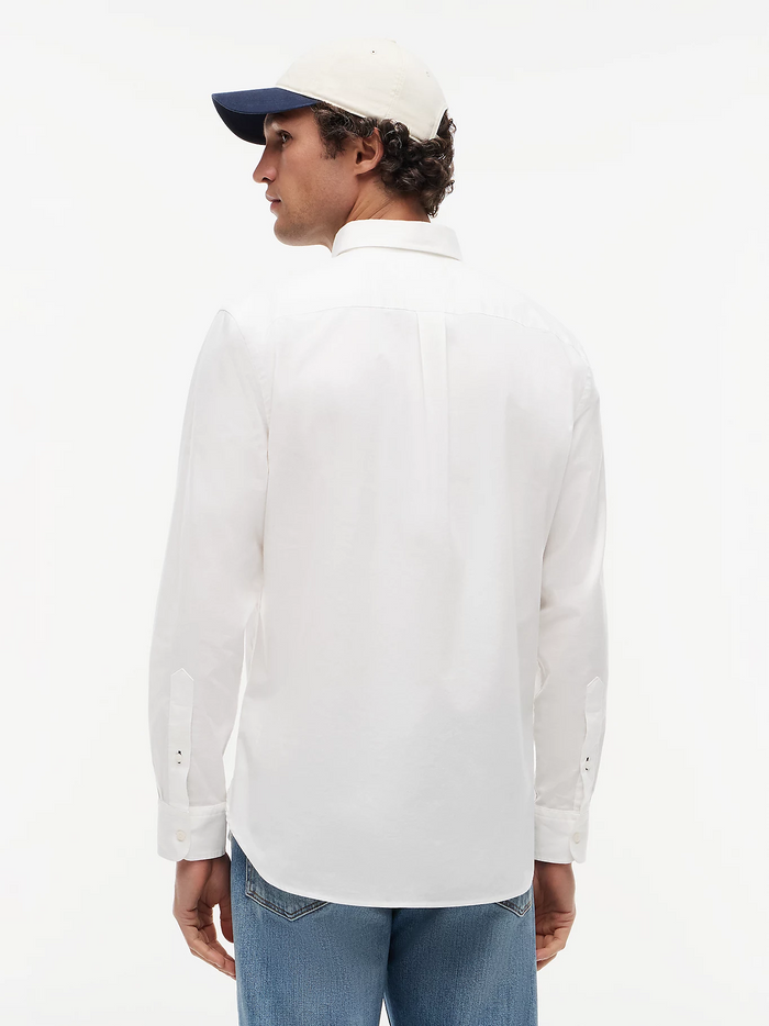 Slim Fit Lightweight Oxford Shirt in White