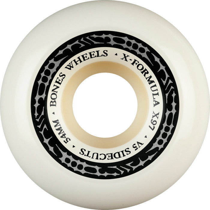 Tribal 54mm V5 Sidecut X97 White Wheels