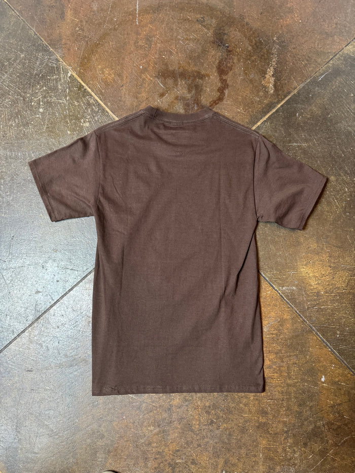 Uma Stacked Tee - Small Brown