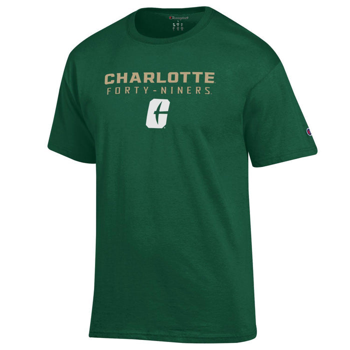 UNCC Champion Faded Bars S/S Tee
