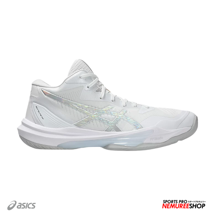 ASICS Volleyball Shoes SKY ELITE FF MT 3 (WHITE / PURE SILVER) - Nemuree Shop - Online Sports Store