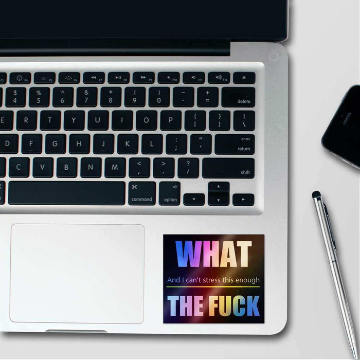 What the fuck Holographic Sticker - Holographic stickers | STICK IT UP
